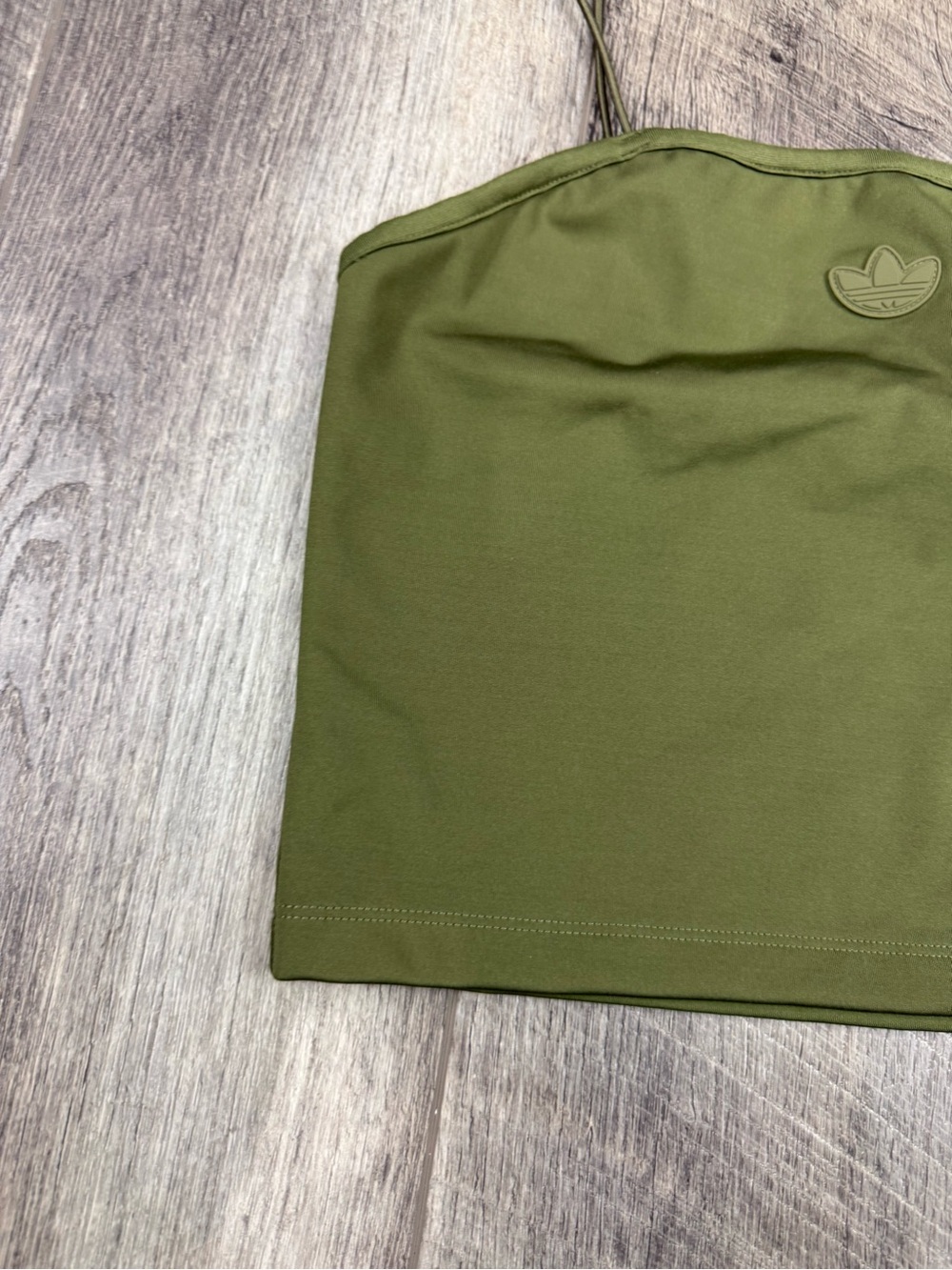 Adidas Olive Crop Top - Picture 5 of 13